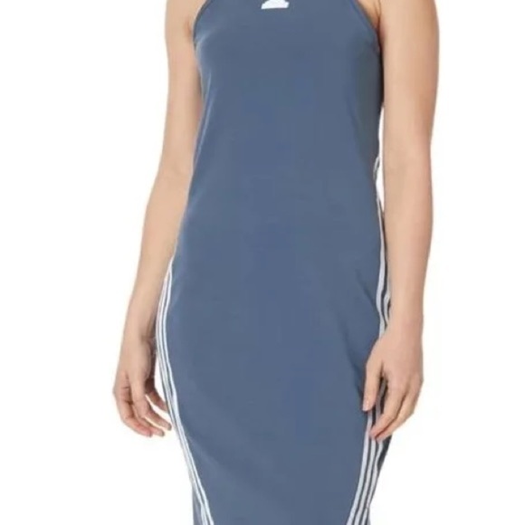 Adidas Women's Sporty Blue Midi Dress - Picture 2 of 5